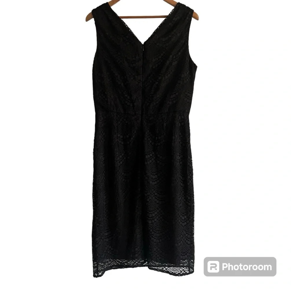 Adrianna Papell Black Lace Dress - Picture 6 of 10